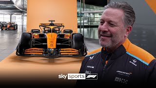 quotWe definitely feel like weve taken a step forwardquot 👀  Zak Brown on the MCL38 [upl. by Enixam]