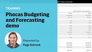 1  Introduction to Phocas Budgeting and Forecasting [upl. by Inattyrb]