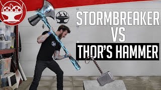 Infinity war Thor vs Avengers2012 Thor Stormbreaker vs mjolnir  drawing cartoons 2 [upl. by Arakaj862]