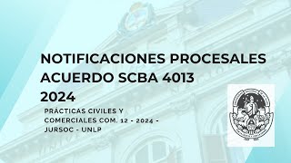 Notificaciones procesales 2024 [upl. by Janis418]