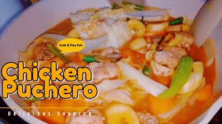 MY VERSION OF CHICKEN PUCHERO  Cook amp Play Koh [upl. by Lienaj924]