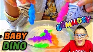 GOMMOSY BABY DINO CHE CAMBIANO COLORE  Leo Toys [upl. by Ahtrim159]