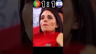 Portugal Vs Israel Imaginary Penalty shootout shorts youtube football ronaldo [upl. by Nairb]