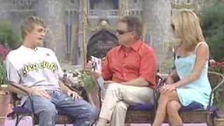 Aaron Carter Interview Live on Regis and Kelly [upl. by Tnerual984]