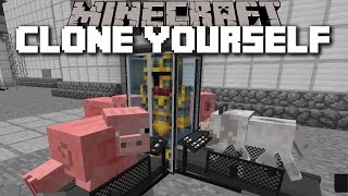 Minecraft CLONE YOURSELF MOD  CREATE AN ARMY TO CLONES AND FIGHT MOBS Minecraft [upl. by Martella]