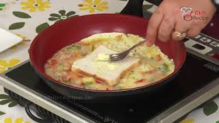 Stuffed Omelette Street Style Recipes Easy amp Quick Breakfast Recipe By Alvina [upl. by Hamlet]