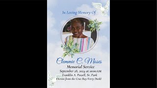 Clemmie C Moses Memorial [upl. by Laumas]