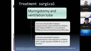 PreWorkshop 3rd MAOC  Ventilation Tube Insertion in Otitis Media Effusion [upl. by Eynobe]