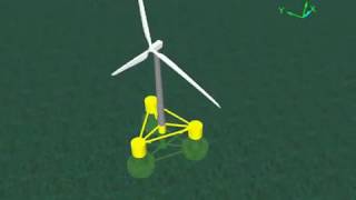 4Subsea OC4 Floating Wind Turbine [upl. by Mishaan]