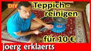 Genial einfach Teppichreinigung Polsterreinigung so wirds gemacht Tutorial Nr203 [upl. by Ait350]