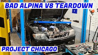 Broken Alpina Is Hiding Secrets and a NAIL Literally  Supercharged B7  Project Chicago Part 2 [upl. by Stacia980]