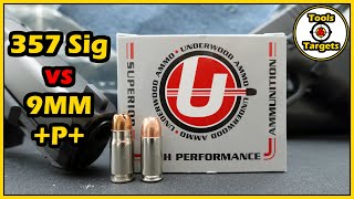 Is It REALLY That Much BETTER357 Sig vs 9MM P SelfDefense AMMO Test [upl. by Lyndel]