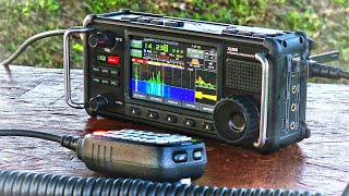 New XIEGU X6200  SDR Ultra Portable HF transceiver review comparison measurements [upl. by Moor]