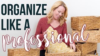 How to Organize Your Home like a Professional Organizer [upl. by Nnaycart]