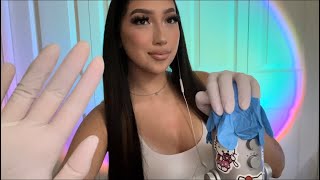 ASMR  latex gloves sounds😵‍💫🧤no talking [upl. by Eirak]