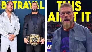 Rock Teases Roman Reigns Betrayal…The Rock Leaving After Mania…AEW Respond to Punk…Wrestling News [upl. by Aikem137]