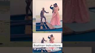 Boatman Instructions in Pre Wedding Shoot 😍😍 [upl. by Gabriele]