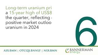 Bannerman Energy June 2024 Quarterly Activities Report highlights  Uranium  BMN  BNNLF [upl. by Parthinia]