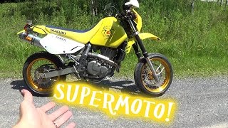 2006 suzuki Dr650 Supermoto Walk around [upl. by Coffin]