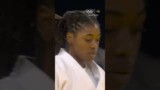 Paris2024  Elle a pas de temps à perdre SarahLéonie Cysique 😱 olympics judo [upl. by Innig]