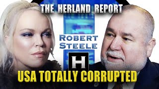 US political system totally corrupted  Robert Steele Herland Report [upl. by Yrrat]