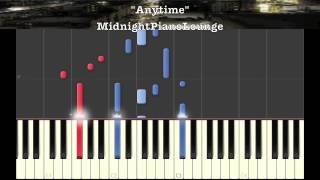 ♫ Anytime by Brian McKnight Piano Tutorial In Bb Minor ♫ [upl. by Ytsenoh]