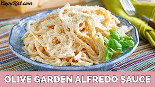 How to Make Olive Garden Alfredo Sauce [upl. by Gorges]