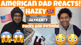 HAZEY  Packs and Potions Official Video AMERICAN DAD REACTS 🇺🇸 [upl. by Aloibaf717]