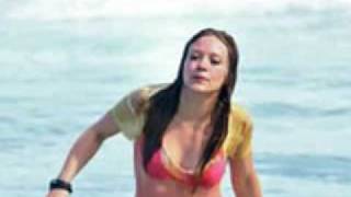 Hilary Duff Rescued at Beach [upl. by Searby204]