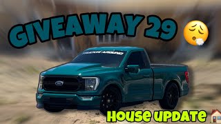 Coyote F150 Giveaway 29  House update 🤩🤩 [upl. by Papp]