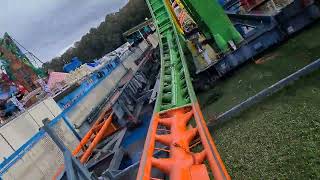 Olympia Looping Barth  InnenfahrtOnride München  Oktoberfest 2024 [upl. by Rollins554]