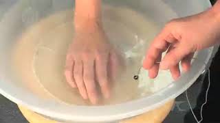 Hand Submersion Under Water Muscle Stimulation Remove Edema Swelling [upl. by Myra66]