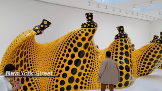 Yayoi Kusama Exhibition New York City May 11 2023 [upl. by Heisel921]