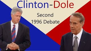 Clinton vs Dole The Second 1996 Presidential Debate [upl. by Heigho]