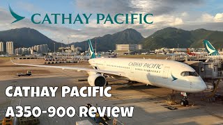 Enjoying an Entire Row on Cathay Pacifics A350900 Economy flight  Sydney to Hong Kong 國泰航空悉尼到香港 [upl. by Crofton]