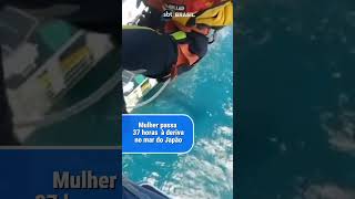 Mulher é resgatada no Japão após 37 horas à deriva no mar  SBT Brasil 110724 [upl. by Artep]