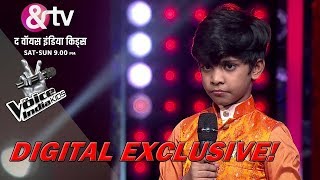 Coach Himesh Tries To Pull Fazils Leg  Moment  The Voice India Kids  Season 2 [upl. by Eisenstark]