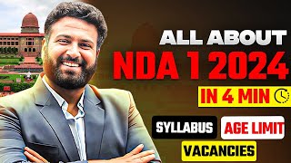 NDA 1 2024 Age Limit Criteria😱 NDA 2024 Syallbus All Details In One Video Learn With Sumit [upl. by Leirbma]