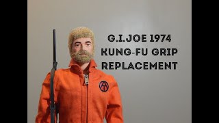 G I JOE 1974 Air Adventurer KungFu Grip Replacement [upl. by Nitas]