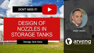 9 Design of nozzles in storage tanks [upl. by Essined]