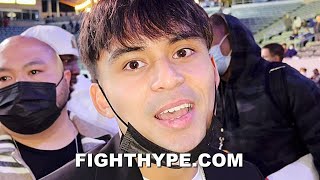 PACQUIAOS SON REACTS TO NONITO DONAIRE KNOCKING OUT GABALLO WITH BRUTAL BODY SHOT IN ROUND 4 [upl. by Arykat285]