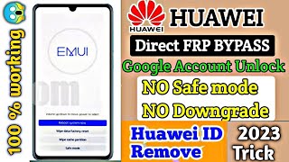 All Huawei 2023 May Frp UnlockBypass Google Account Lock without PC [upl. by Anire351]