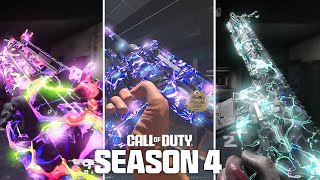 ALL 25 Season 4 FREE Animated Camos EARLY GAMEPLAY Showcase  Modern Warfare 3 [upl. by Shelbi]