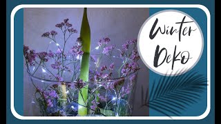 Wie du eine Amaryllis im Glas winterlich dekorierst I Geschenkidee I DIY DEKO Idee I KatisweltTV [upl. by Nael379]