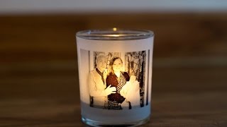 Make An Illuminated Votive Tea light Holder with A Custom Photo [upl. by Nosiddam154]