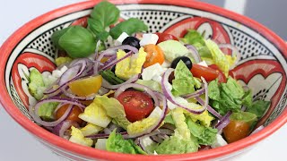 Griechischer Salat  BESTES REZEPT  Bunt gesund amp YUMMY salat [upl. by Gustave]