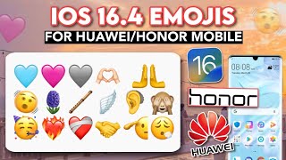 Apply IOS 164 Emojis for Huawei amp Honor Devices [upl. by Now]