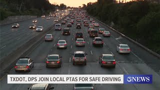 TxDOT DPS join local PTAs for safe driving [upl. by Nwad]