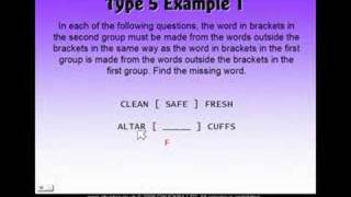 11 Plus Exams Verbal Reasoning Type 5 [upl. by Tidwell]