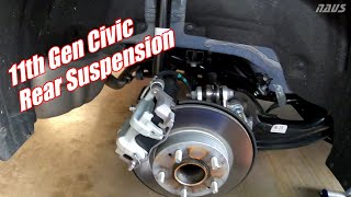 11thGen Civic Rear Suspension First Look amp Thoughts 20222024 [upl. by Pansy]